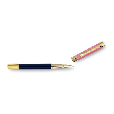 Kate Spade Ballpoint Pen, Pink & Navy Colorblock