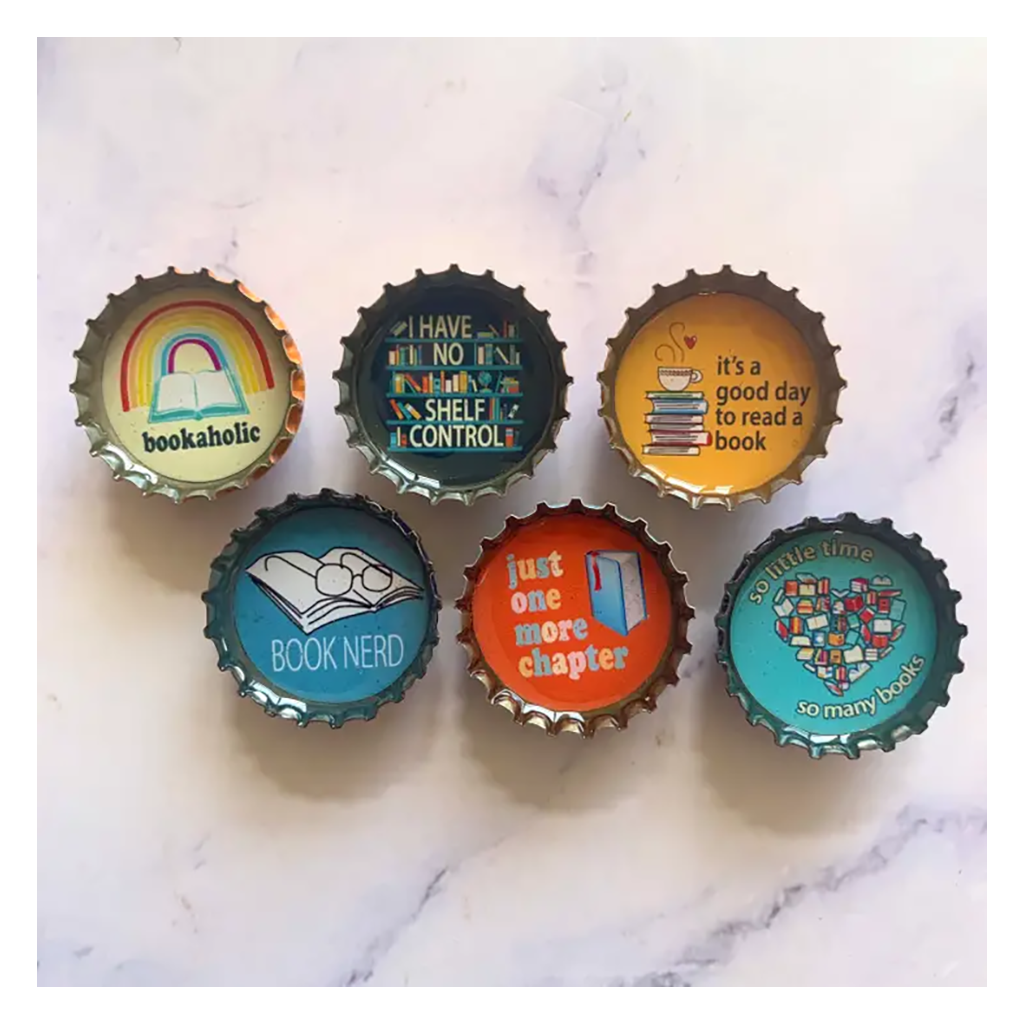 Book Lover Magnet - Six Pack
