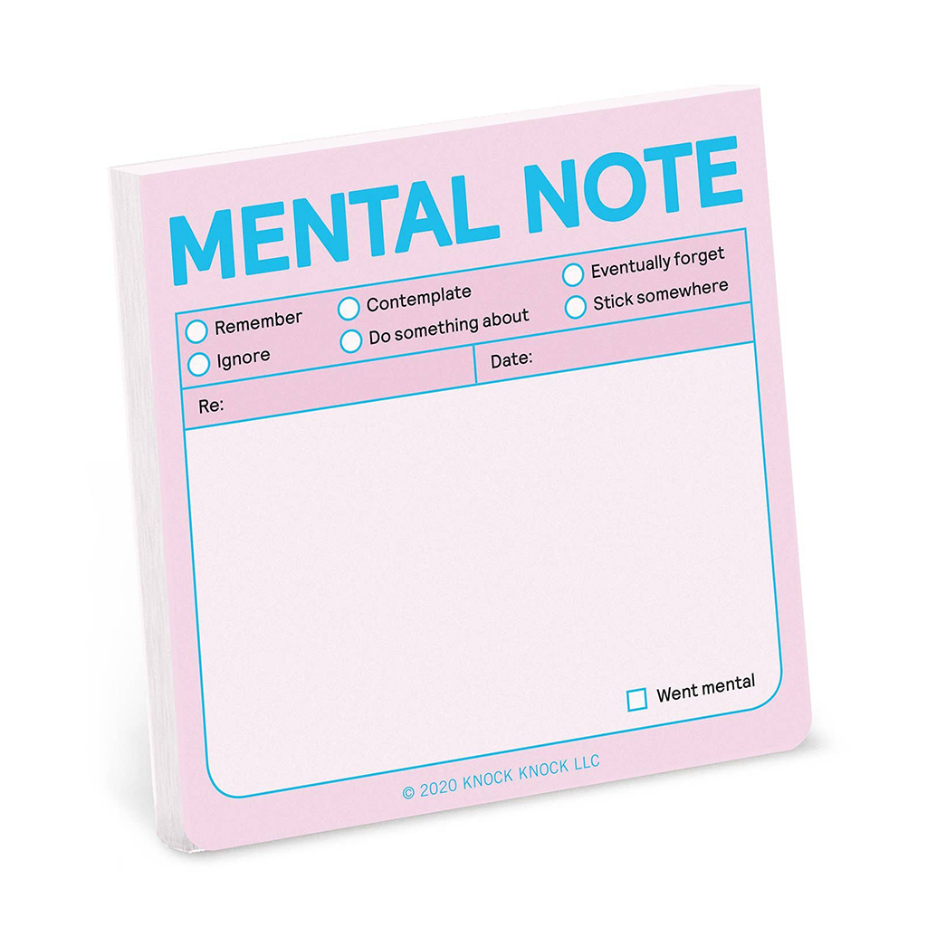 Office Stationery Knock Knock High Five Sticky Note Pad - 100 Sheet 3x3 ...