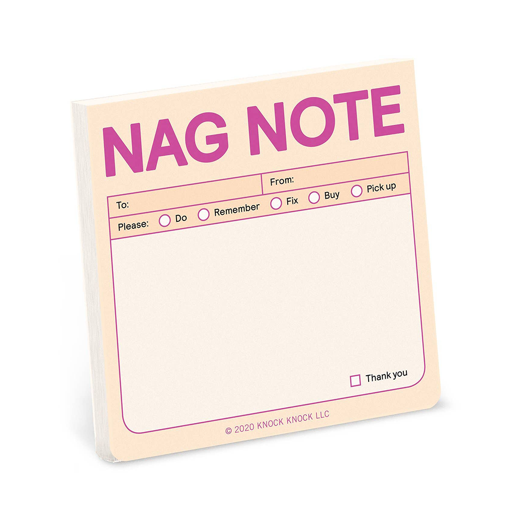 Knock Knock Nag Note Sticky Notes