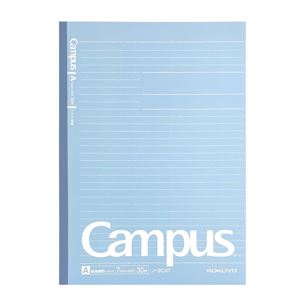 Kokuyo Campus Carnet à reliure lignée à pois B5