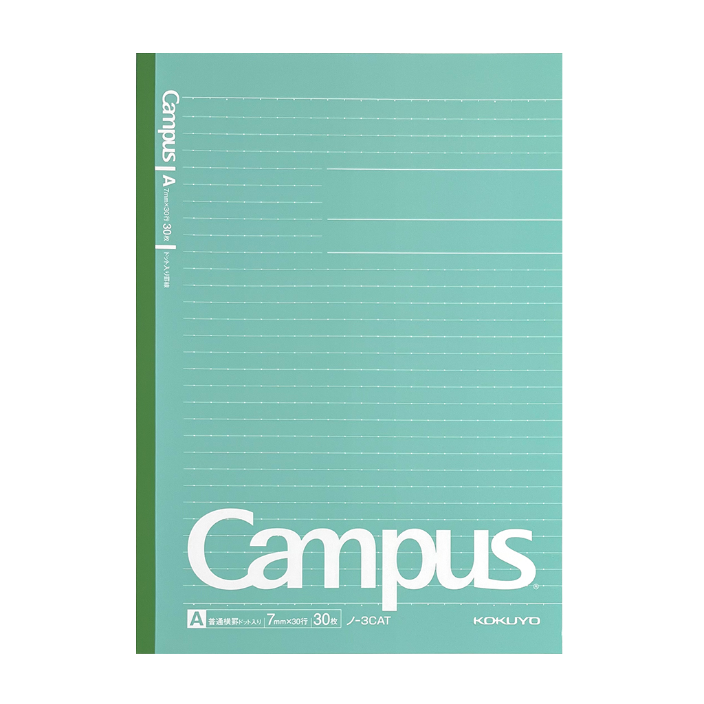 Kokuyo Campus Carnet à reliure lignée à pois B5