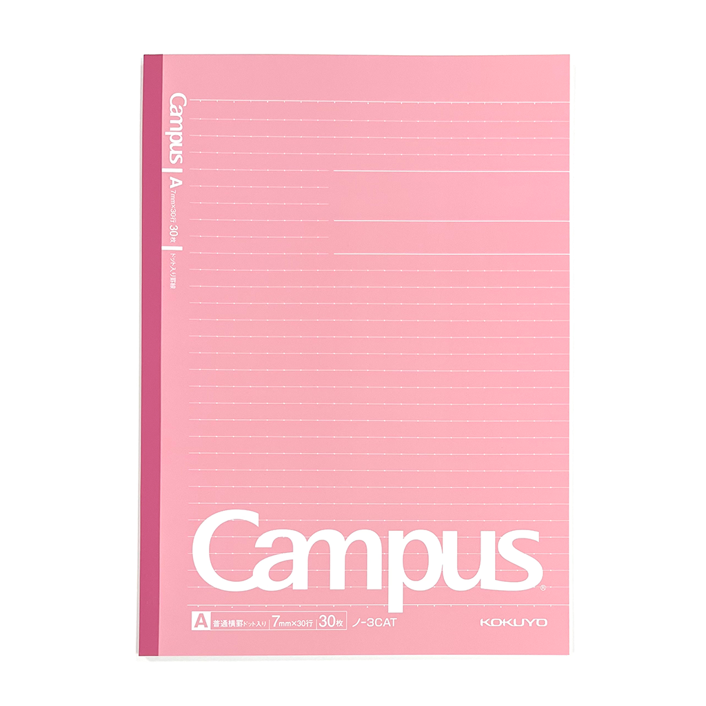 Kokuyo Campus Carnet à reliure lignée à pois B5