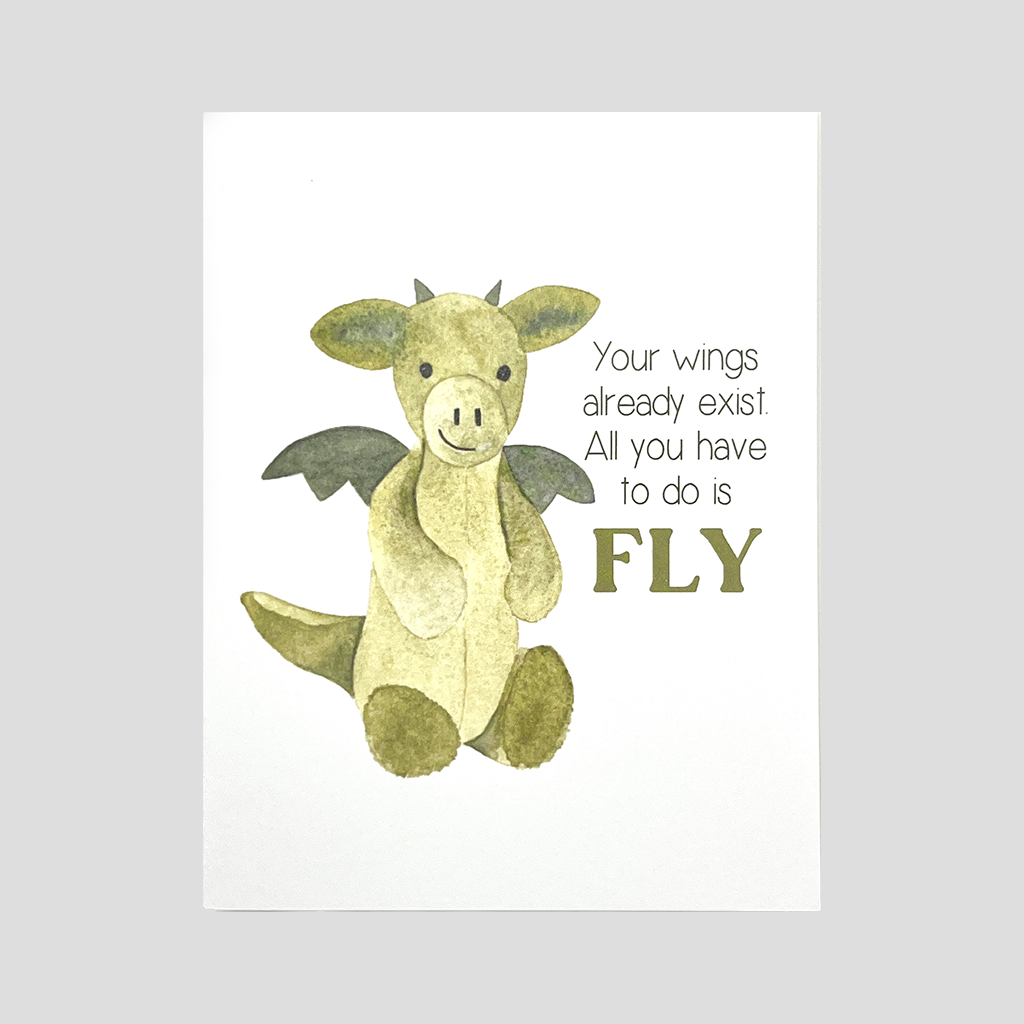 All You Have to Do is Fly Inspirational Card