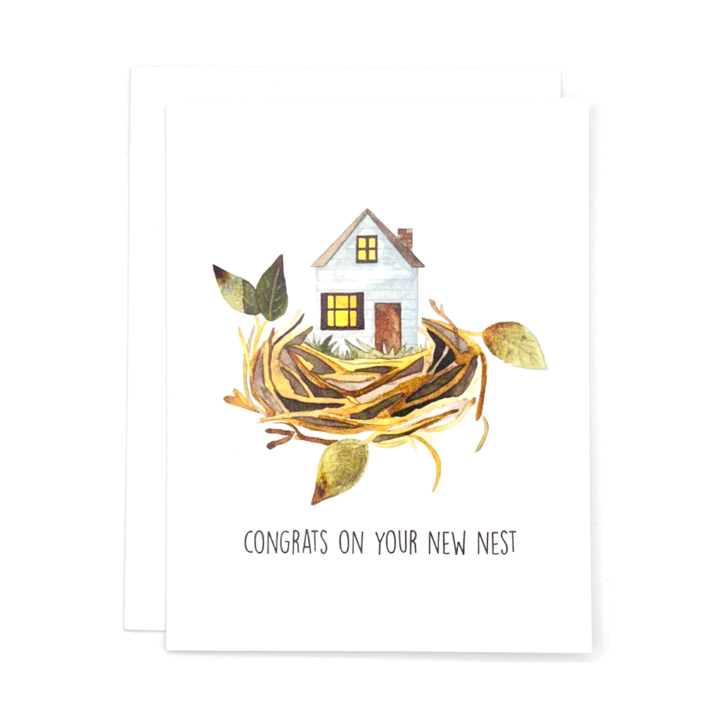 Congrats On Your New Nest New Home Card