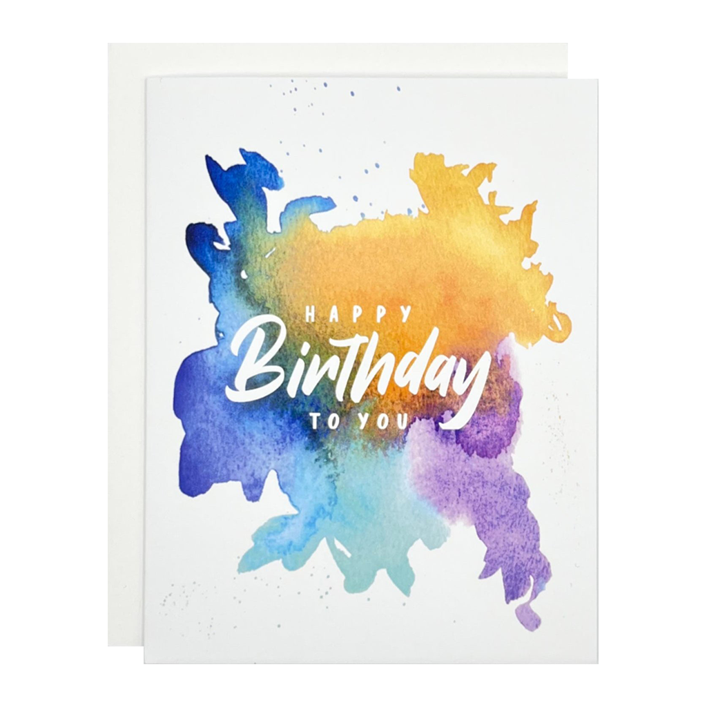 Joyeux anniversaire à toi carte de voeux