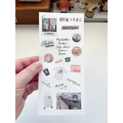 Kuboandlucy New York State of Mind Sticker Sheet