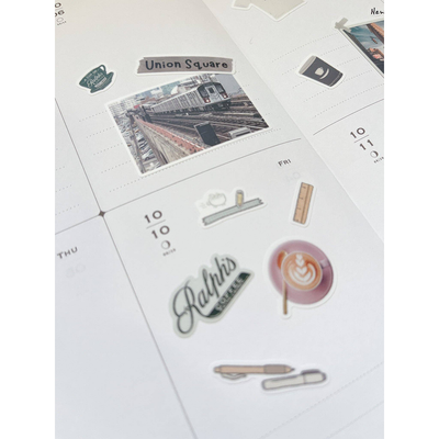 Kuboandlucy New York State of Mind Sticker Sheet