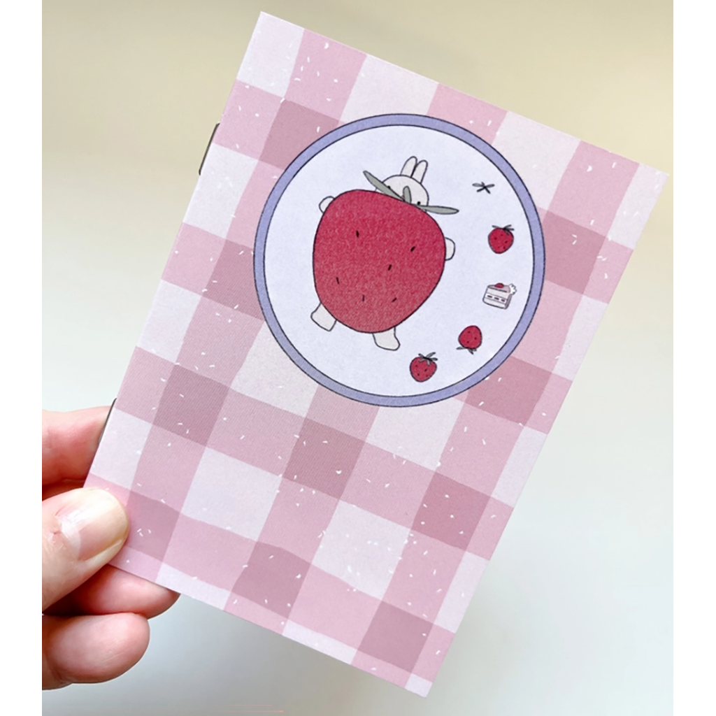 Kuboandlucy Strawberry Sticker Release Book, A7