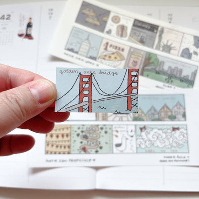 Kuboandlucy x Dana ate Oatmeal Hello San Francisco Sticker Sheet