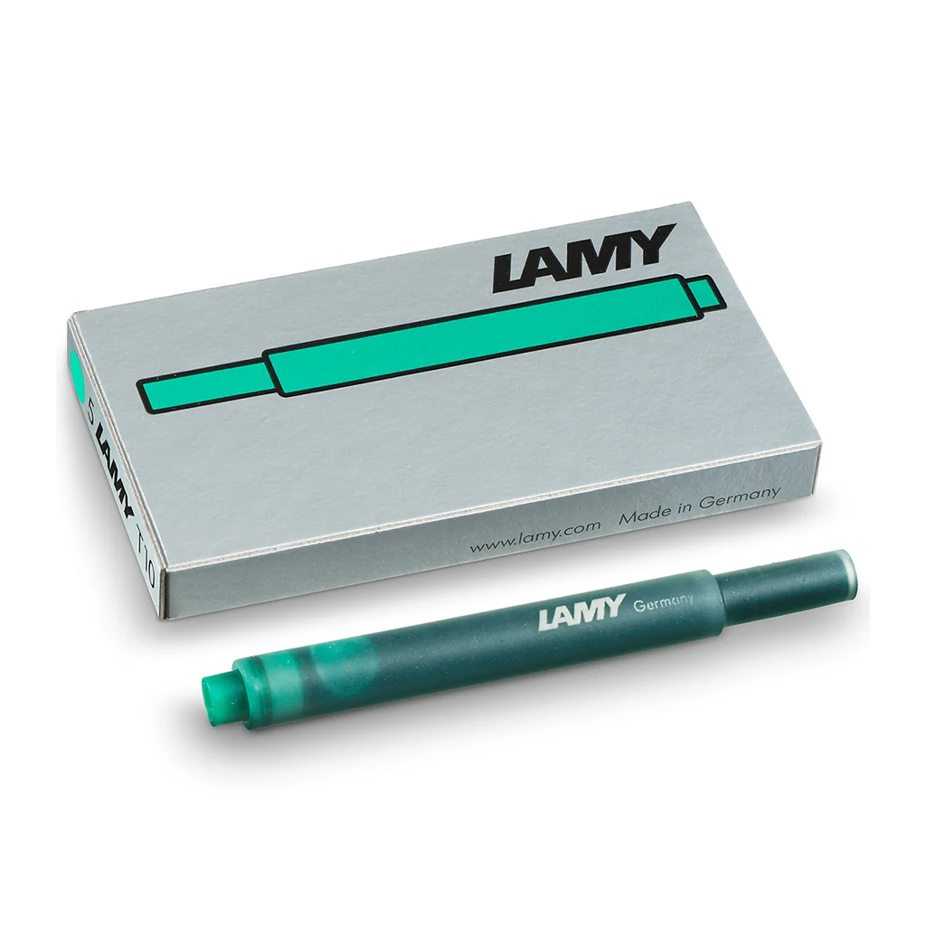 Lamy pen and packaging on a white background