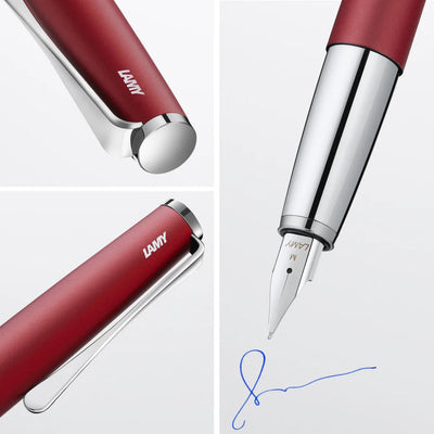 Lamy Studio Fountain Pen, Royal Red (Matte)