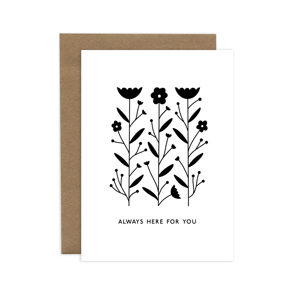 Laura Supnik Always Here For You Sympathy Card, Image 1