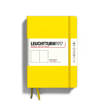Leuchtturm1917 Hardcover Notebook, A5, Blank