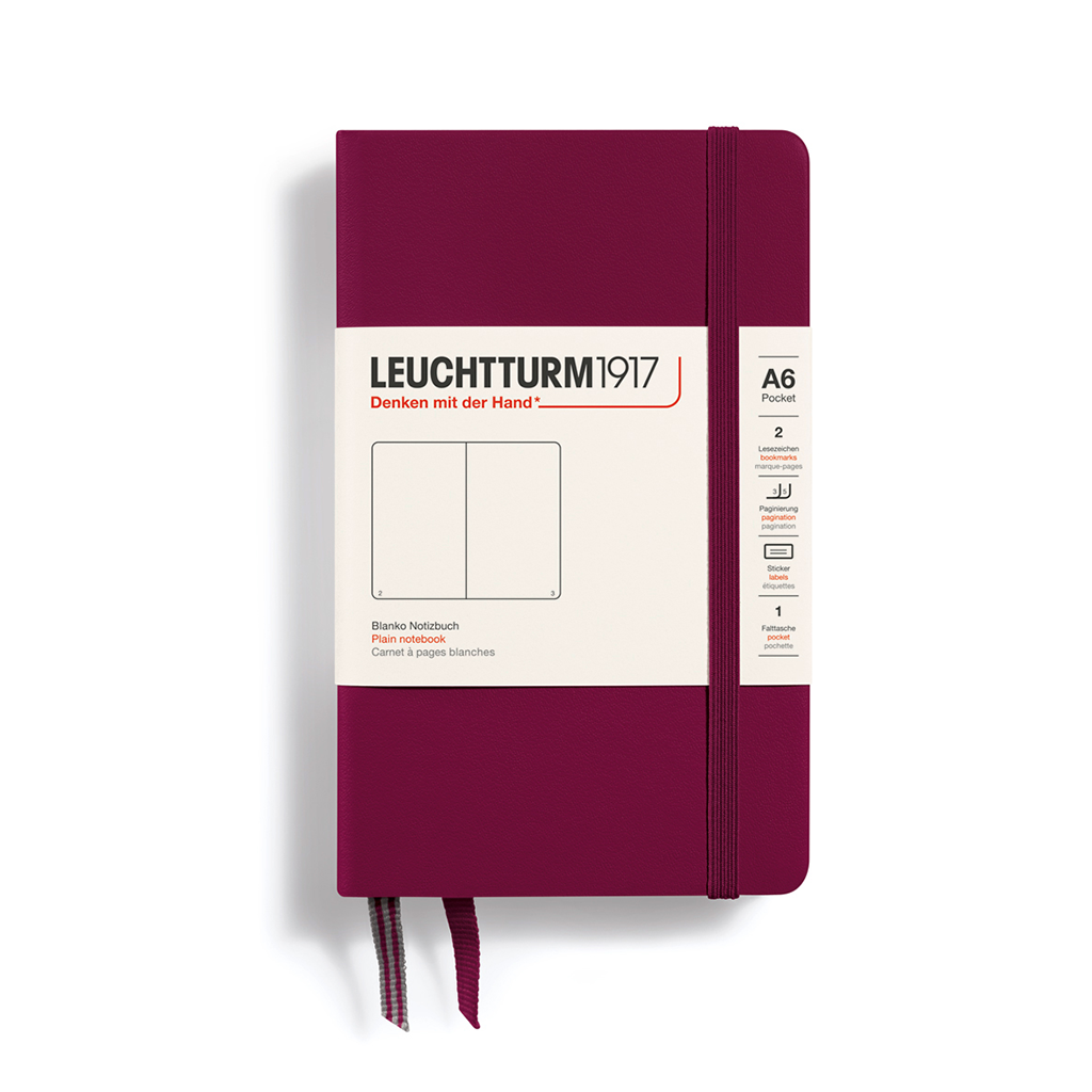 Leuchtturm1917 Hardcover Notebook, A6, Blank