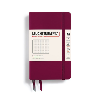 Leuchtturm1917 Hardcover Notebook, A6, Dot Grid