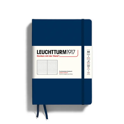 Leuchtturm1917 Hardcover Notebook, A5, Dot Grid