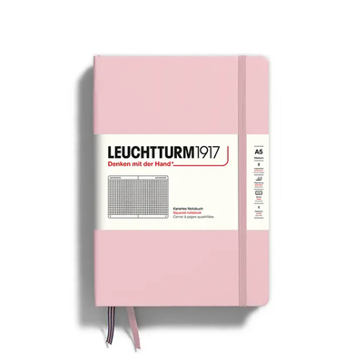 Leuchtturm1917 Hardcover Notebook, A5, Grid