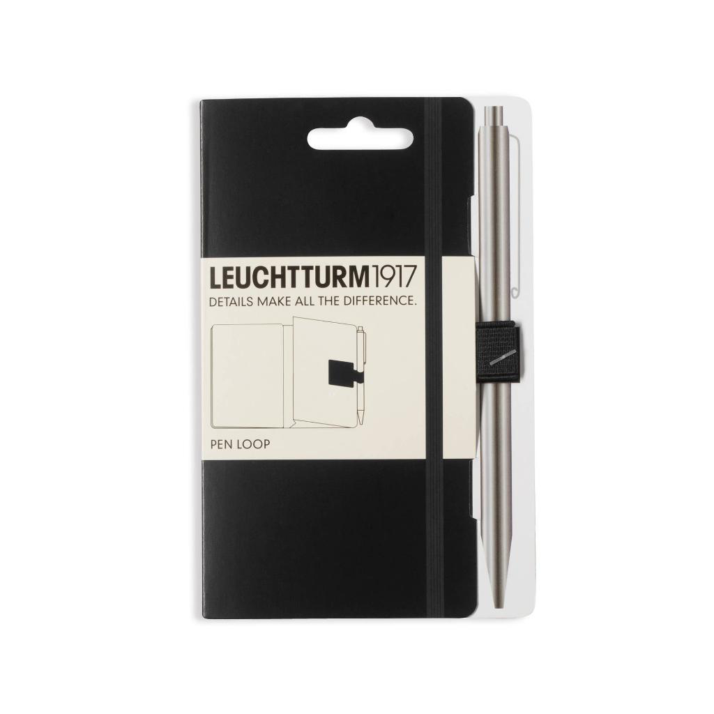 Leuchtturm1917 Boucle pour stylo pour ordinateur portable Noir