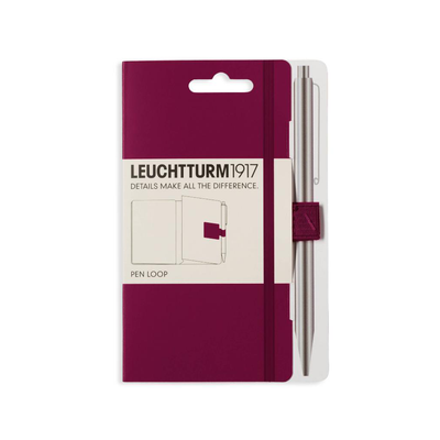 Leuchtturm1917 Notebook Pen Loop, Port Red