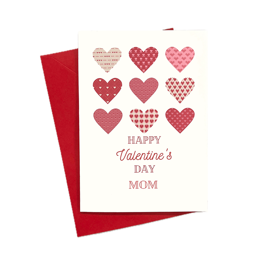 Bonne Saint Valentin Maman Carte de Voeux