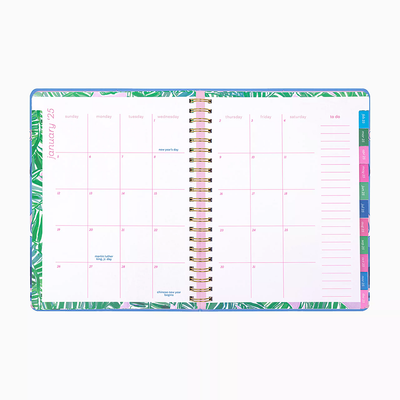 Agenda Lilly Pulitzer de 17 mois, conçu par Lil Nauti