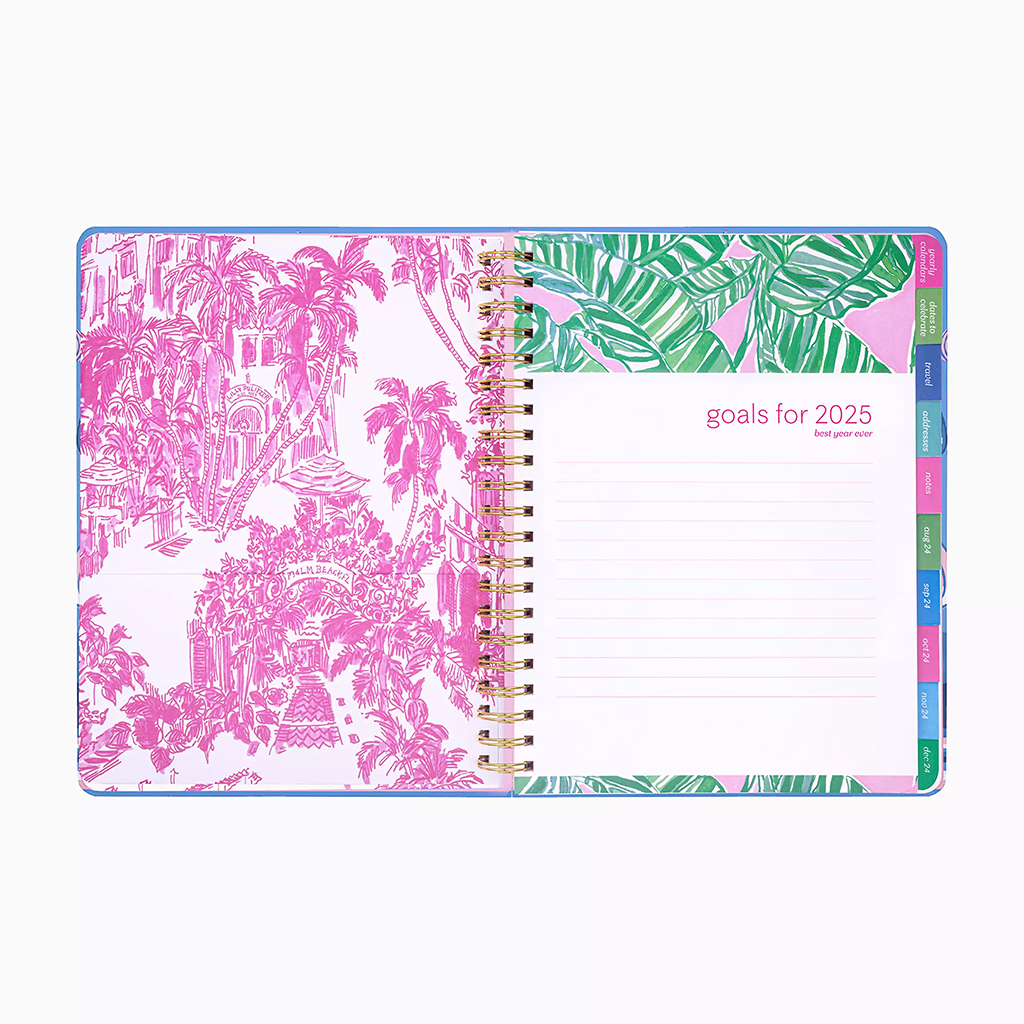 Agenda Lilly Pulitzer de 17 mois, conçu par Lil Nauti