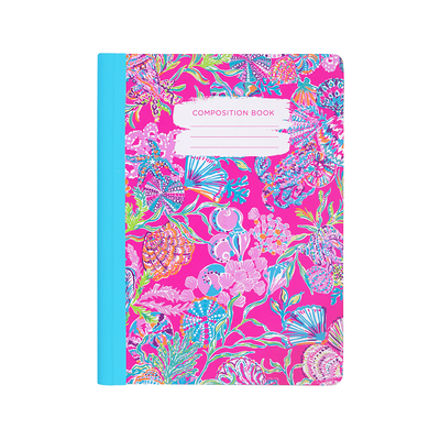 Lily Pulitzer Composition Notebook, Outside Cover 2, Image 2