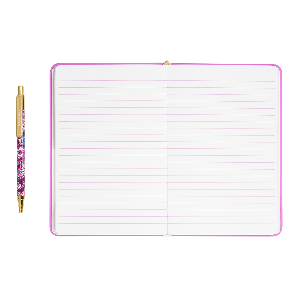 Lilly Pulitzer Journal avec stylo, Amarena Cherry Tropical avec une touche