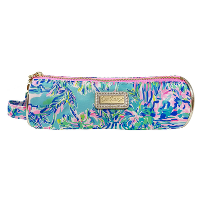 Lilly Pulitzer Cabana Cocktail Pencil Case with Lilly Pulitzer Monogrammed Front