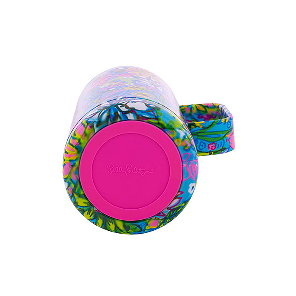 Lilly Pulitzer Tasse de voyage en acier inoxydable, Walking on Sunshine