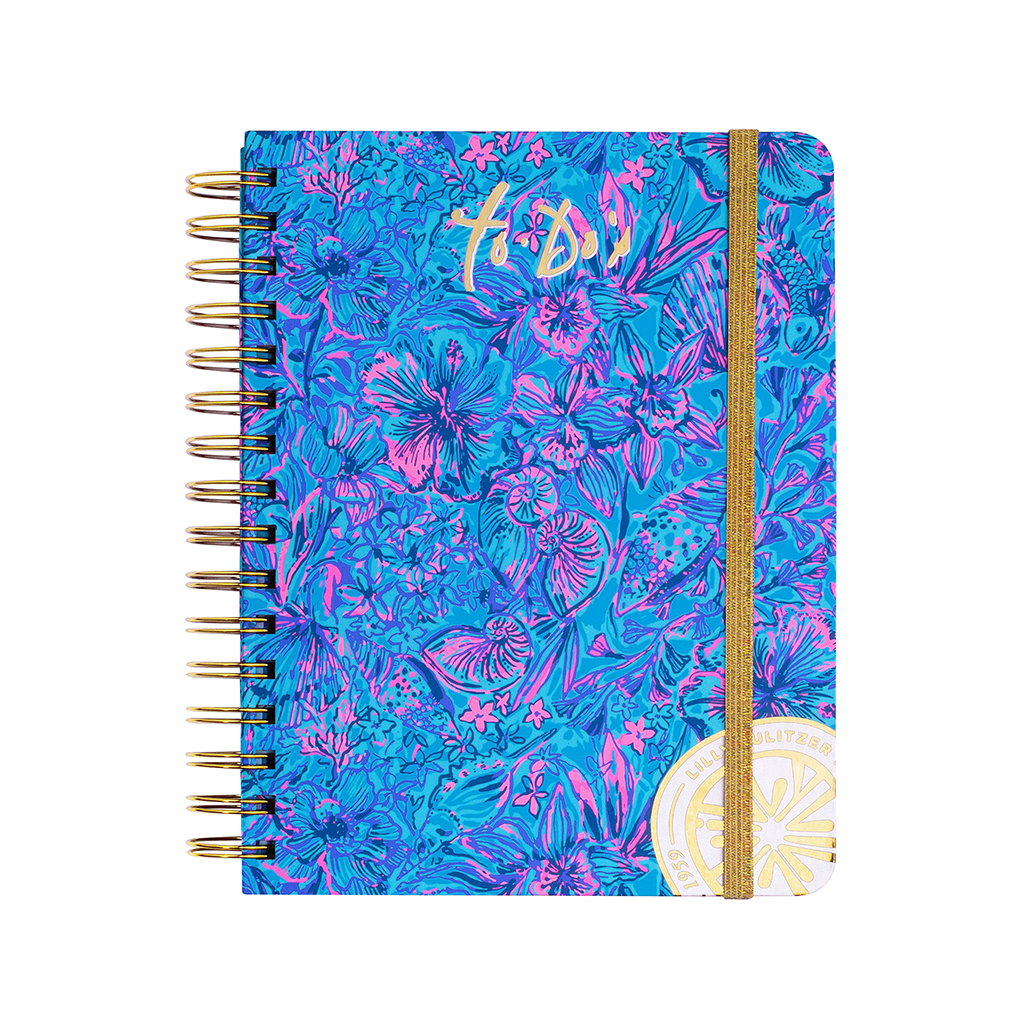 Lilly Pulitzer To Do Planner, Shells N Bells