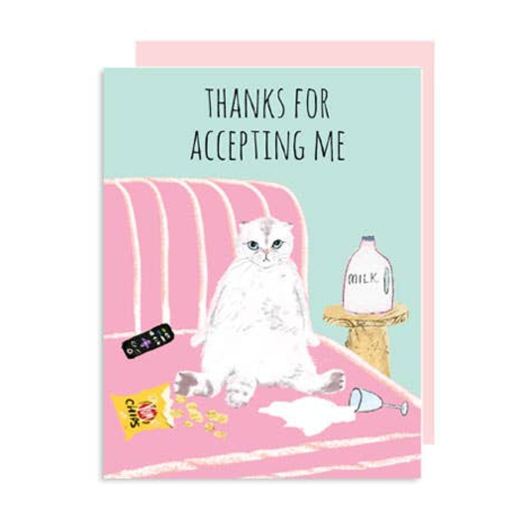 Thanks for Accepting Me Thank You Card