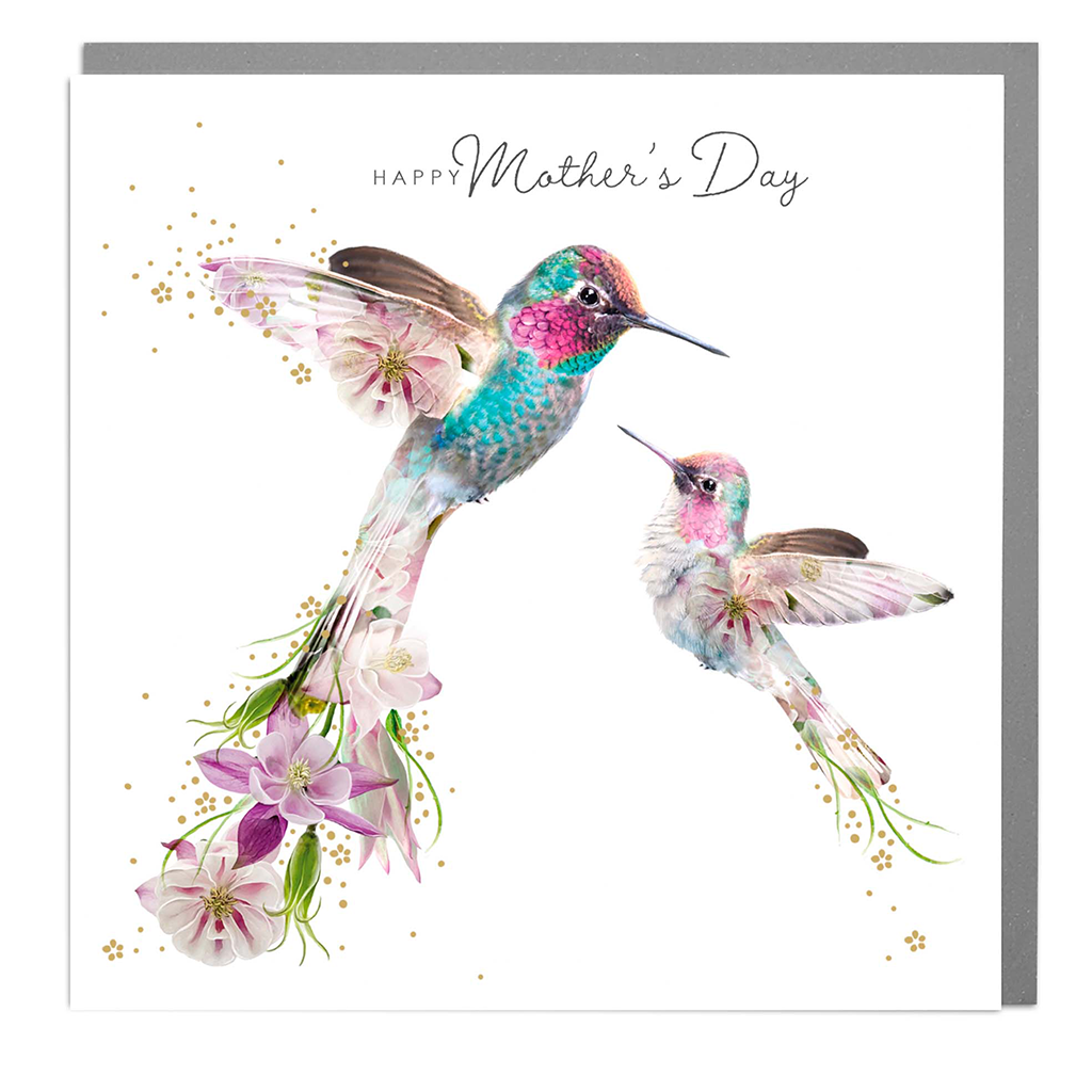 Hummingbirds Mothers Day Card