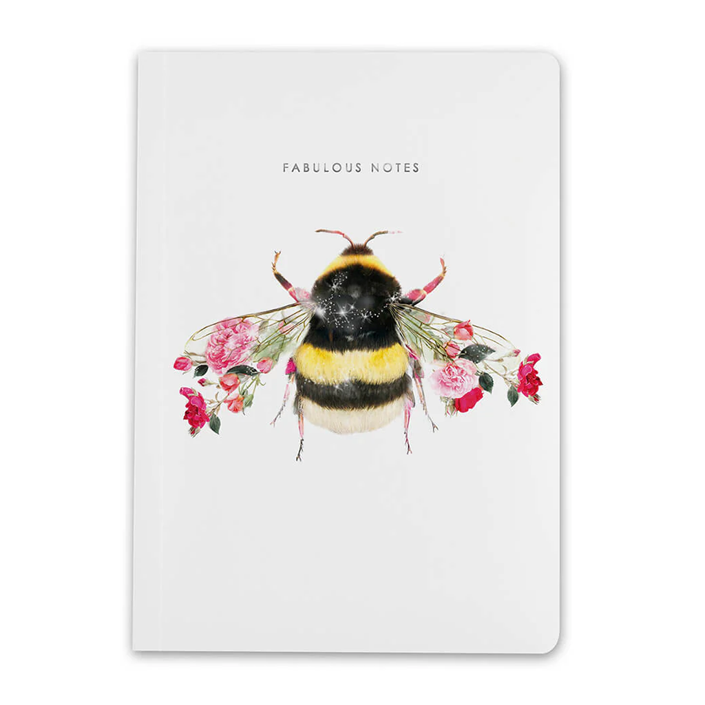 Cuaderno rayado de abejas de lujo, A5