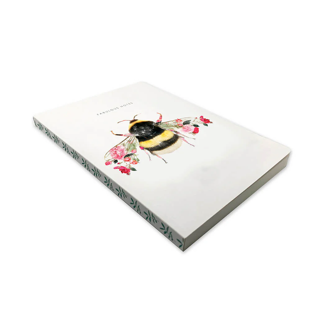 Luxury Bee Lined Notebook, A5