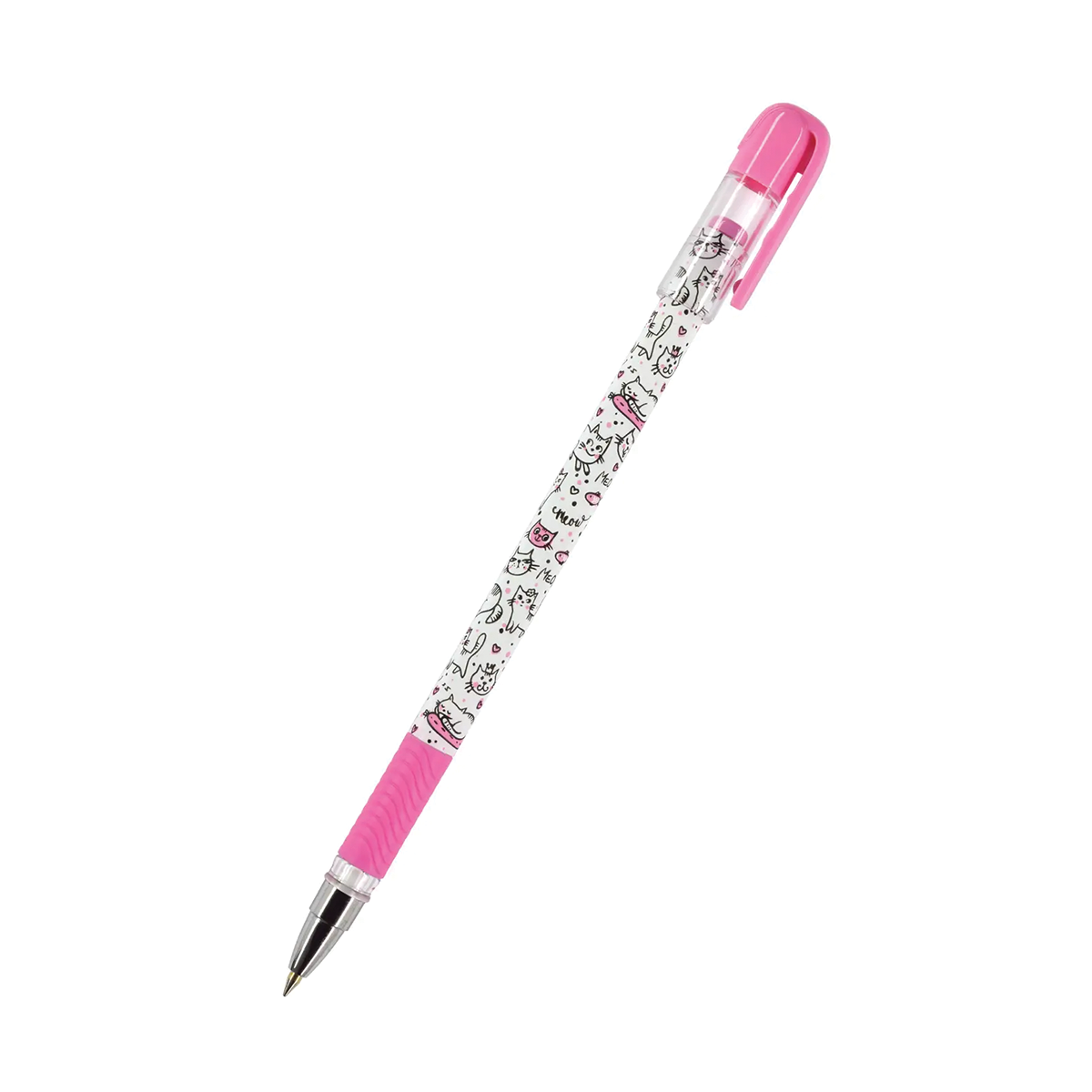 MagicWrite Ballpoint Pen, Pink Kitten, 0.5mm, Image 1