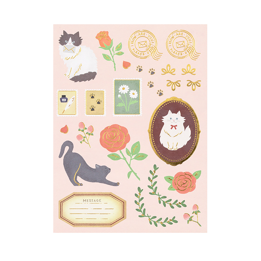 Midori Collage 923 Letter Set, Cat, Image 6