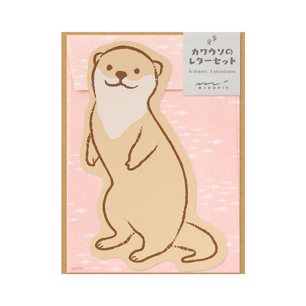 Midori Die Cut Letter Set, Otter