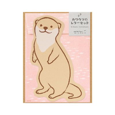 Midori Die Cut Letter Set, Otter