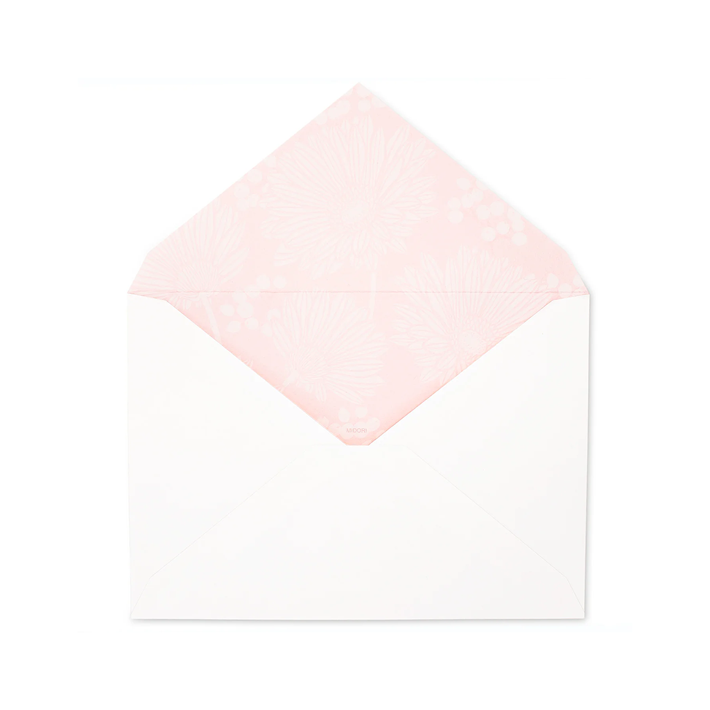 Enveloppes de lettres florales Midori, lierre