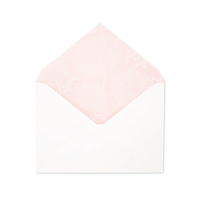 Midori Floral Letter Envelopes, Gerbera