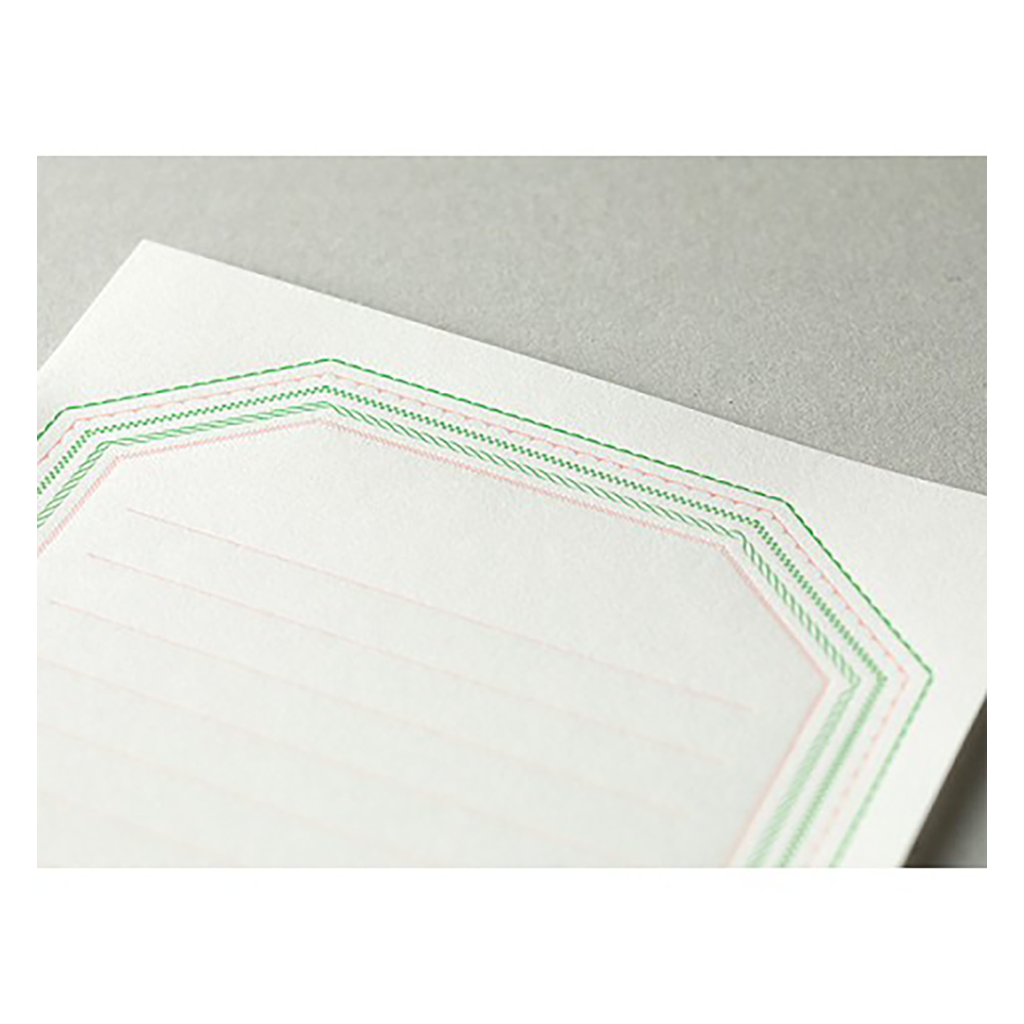Midori Letterpress Stationery Set, Frame Pink, Image 4
