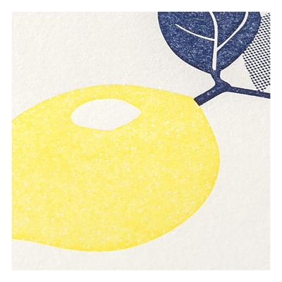 Midori Letterpress Stationery Set, Lemon, Image 6