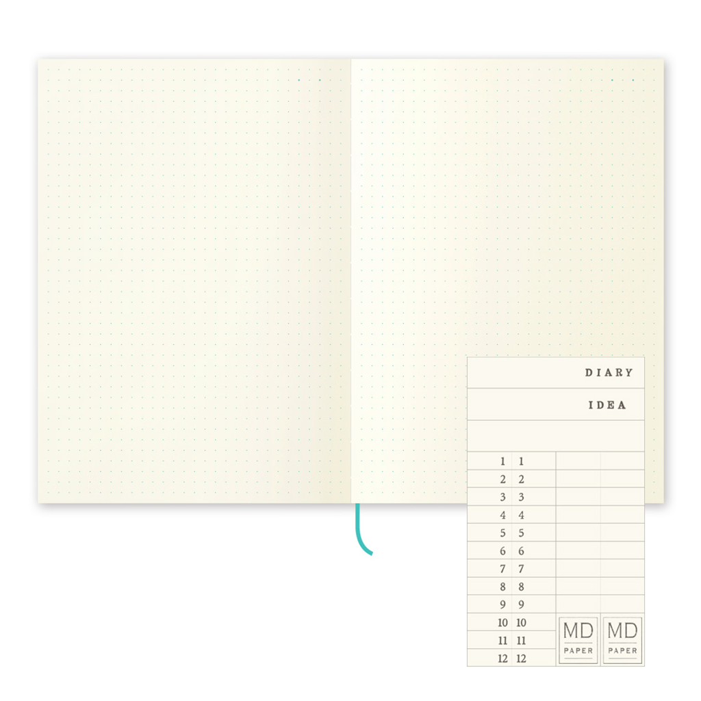 Midori MD Notebook Journal, A5, Dot Grid
