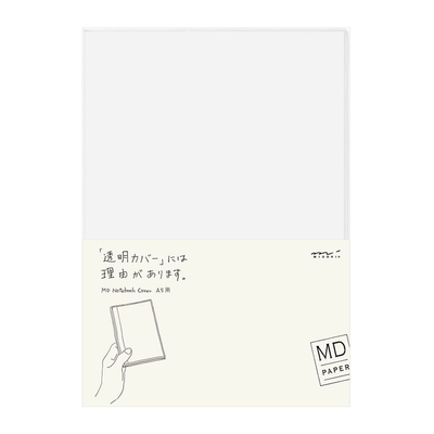 Midori MD Paper Notebook Clear Cover, A5