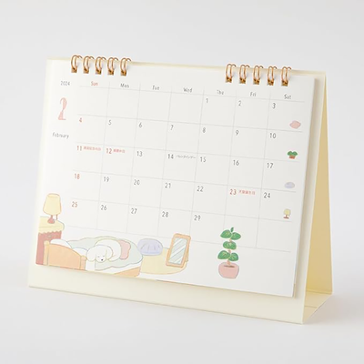 Calendario Midori Medium Ringed 2024 - Perros