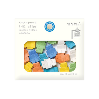 Midori P-51 Paper Clips, Robots