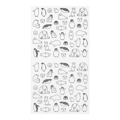 Midori Removable Planner Stickers, Sea Creatures