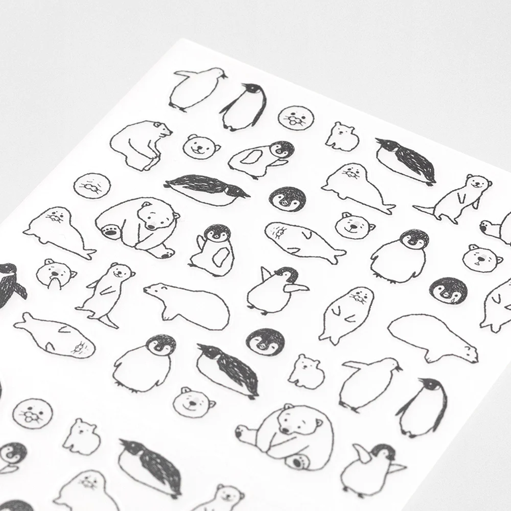 Midori Removable Planner Stickers, Sea Creatures